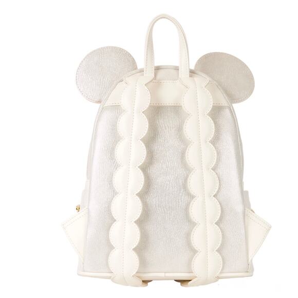 Minnie Mouse Iridescent Lace Wedding Mini Backpack main image 5